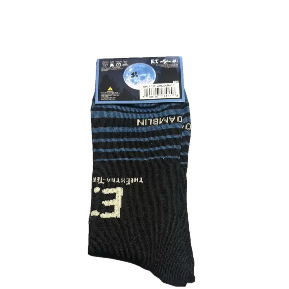 E.T. Universal Movie Casual Crew Socks NWT